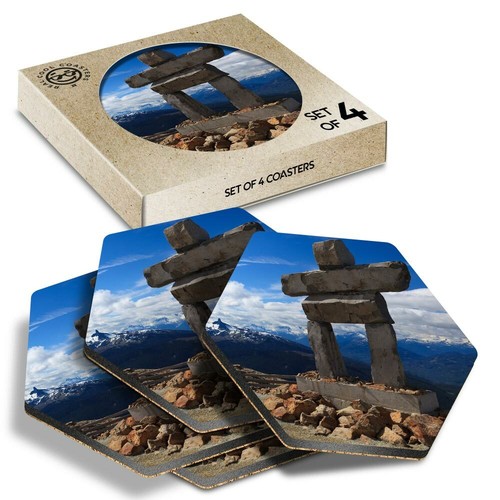 Hexagon coasters - 4,