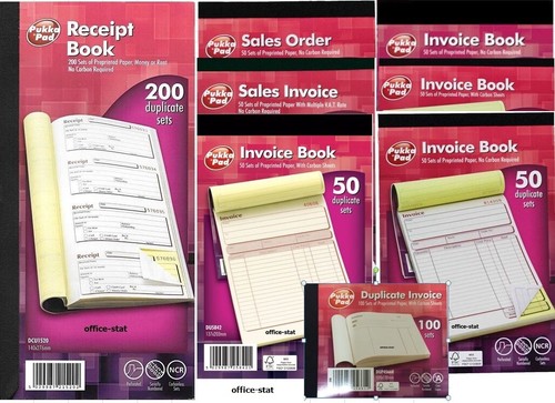 Pukka pad invoice duplicate - pad,
