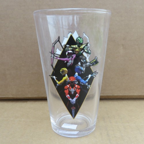 Power rangers pint glass - power,