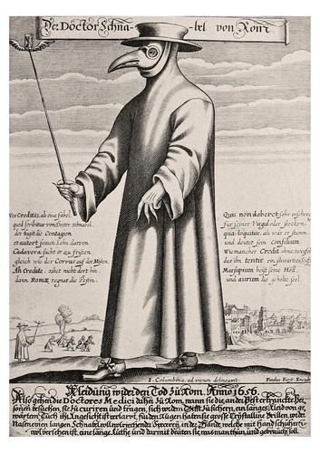 Plague doctor print vintage - plague, print: