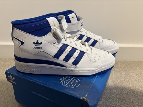 Adidas forum mid white - adidas, white/