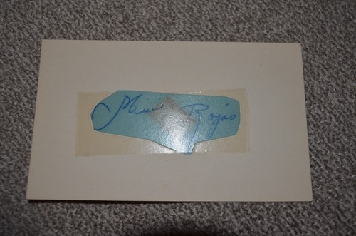 Minnie rojas vintage signed - rojas,