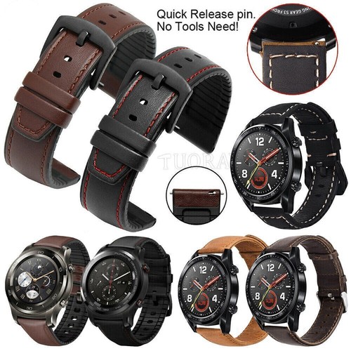 Leather strap band for - for, huawei