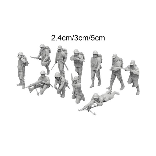 11x miniature figures - 11x,