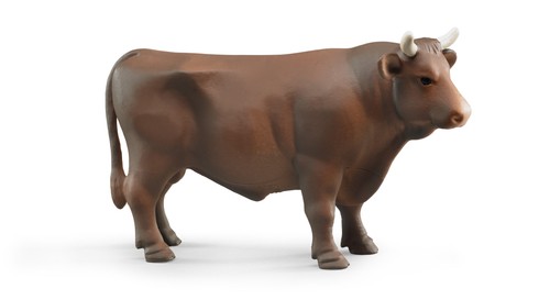 Bruder brown bull - bull, figure