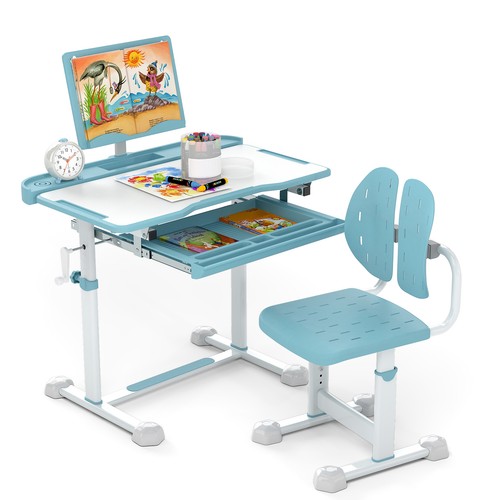 Gymax kid study desk - gymax, chair