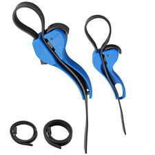 2Pcs Rubber Strap Wrench Set Adjustable Oil Filter Strap - Incl 2 Spare Straps