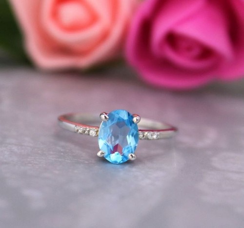Blue topaz diamond - topaz,