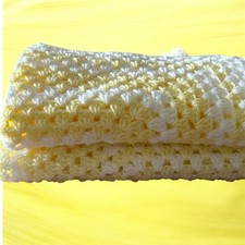 Two Crocheted Baby Blankets
