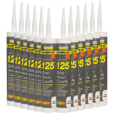 12X Everbuild 300ml White One