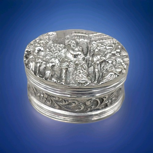 Antique dutch silver snuff - antique,