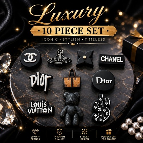 10x black white fashionable - &,