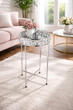 Silver Crystal Mirrored Coffee