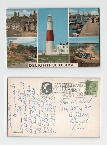 Postcard delightful dorset - postcard,