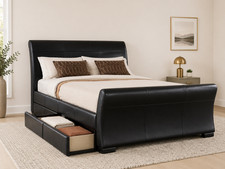 STORAGE DRAWER BED SLEIGH BED