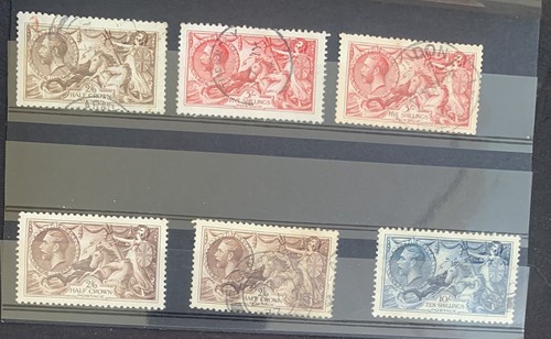 Stamps george seahorses - gb,