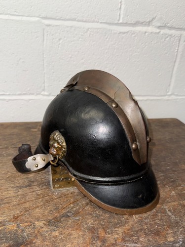 Old ww1 german leather firemen - german,