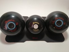 HENSELITE bowls CROWN CONQUEST 2-08 high density, bias 2 full, set of 3 with bag