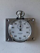 Vintage Heuer Leonidas Mechanical Stopwatch Dashboard Rally Dash Timer