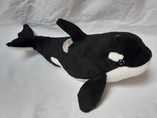 Wild Republic 41cm/16" Orca Killer Whale Black and White 2017 Plush Soft Toy