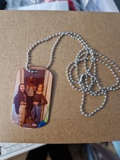 Personalised Mens Army Dog Tag Necklace Any Text for Son Daddy Husband