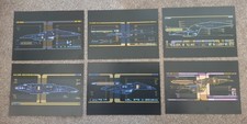 Star Trek Lcars posters enterprise D,E voyager ,defiant ambassador, Ltd Run A4