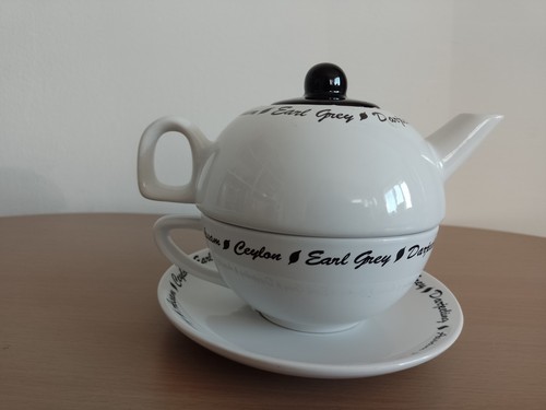 Tea for one teapot and - one, teacup