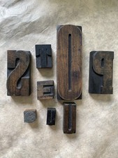 8 ORIGINAL Vintage Letters