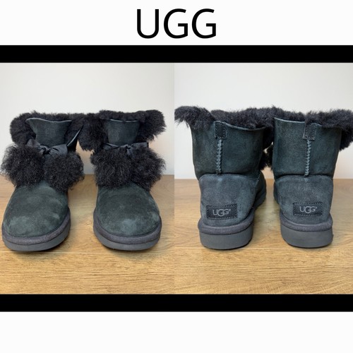 Ugg womens gita black suede - ugg,