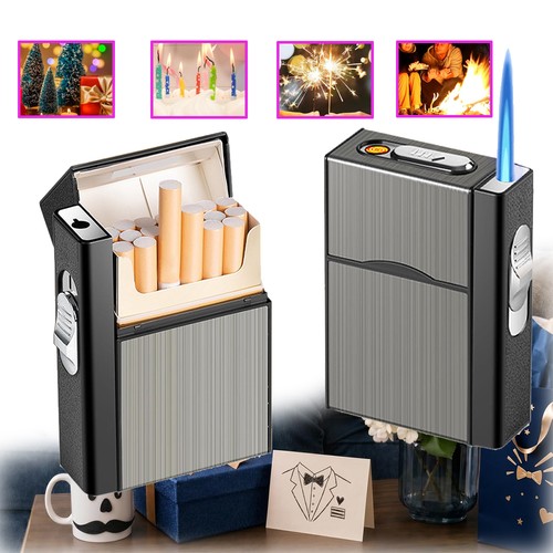 Cigarette case with built - cigarette,