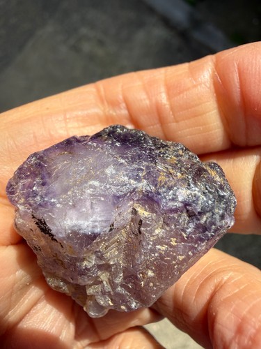 Blue john fluorite crystal - john,