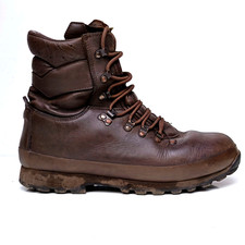 🔥 Altberg Defender Vibram Men's Brown Leather Combat Hiking Boots 10 UK 45 EUR