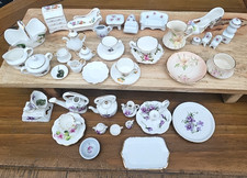 JOB LOT VINTAGE MINIATURE BONE CHINA INC ROYAL WORCESTER PALISSY & AYNSLEY