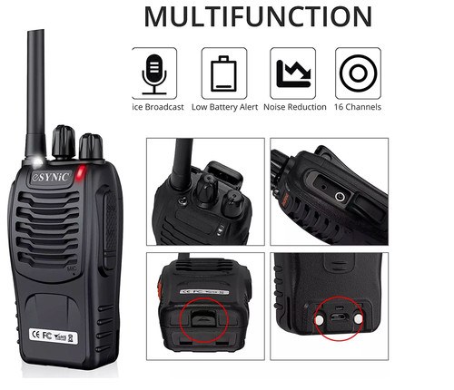 Esynic 2pcs walkie - 2pcs, 2