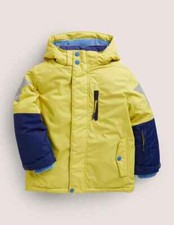 BODEN ALL WEATHER WATERPROOF SKI SNOW COAT JACKET YELLOW AGES 2-14