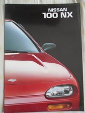 Nissan 100NX brochure Feb 1993 Swiss market German, Italian & French text