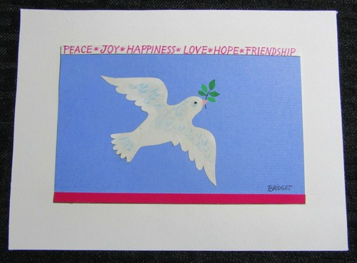 Peace joy happiness dove w - peace, w/
