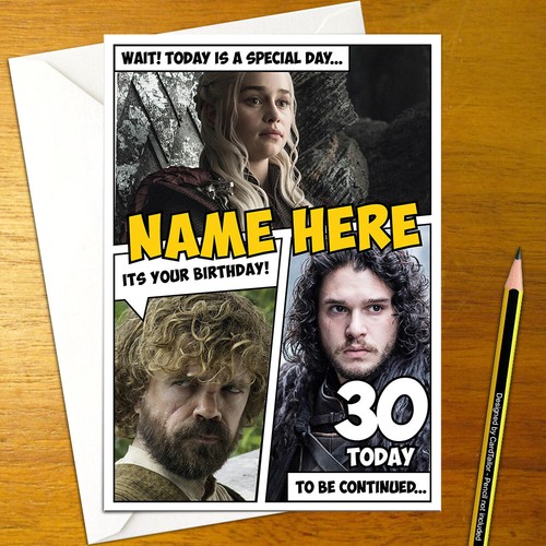 Game thrones personalised - of,