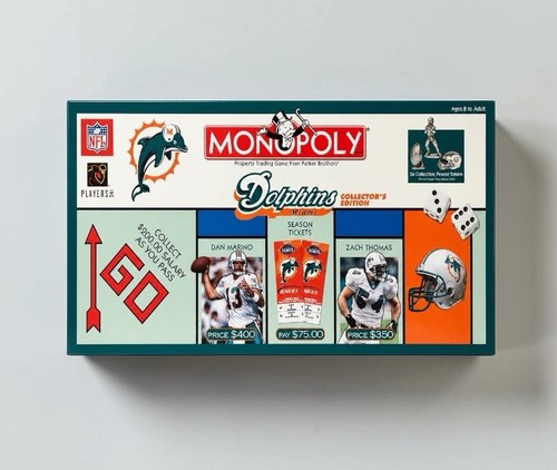 Miami dolphins monopoly game - miami,