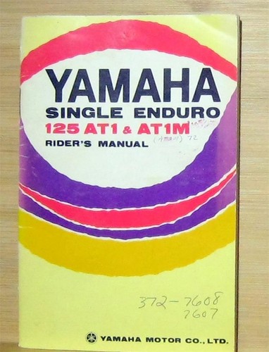 1969 yamaha at1 enduro 125cc - yamaha, &