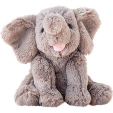 Adorable Plush Calf Elephant