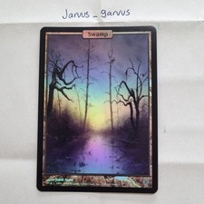 MTG - Unhinged Swamp - FOIL - Full Art - John Avon - NM - English