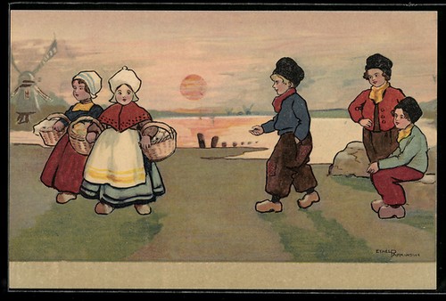 Artist postcard ethel - artist,