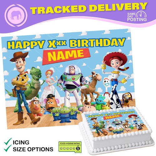 Toy story cake - story,