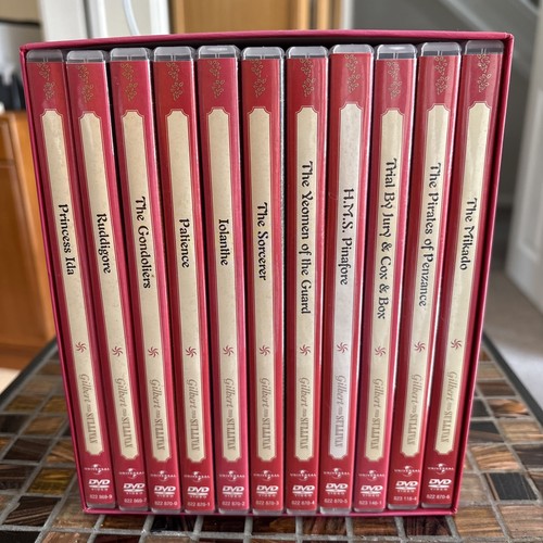 Dvd gilbert sullivan box - sullivan, set