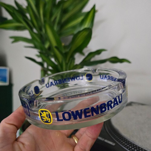 Lowenbrau vintage glass - lowenbrau,