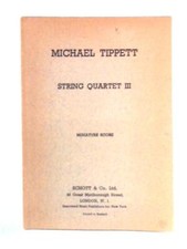 String Quartet III, Miniature Score (Michael Tippett) (ID:24469)