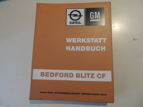 Workshop manual opel bedford - workshop,