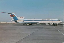 Aeroplane Postcard - Mongolian Airlines MPR85644 Tupolev Tu - 154B