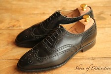 Crockett & Jones Downing Black Leather Oxford Brogue Shoes Men's UK 8.5 US 9